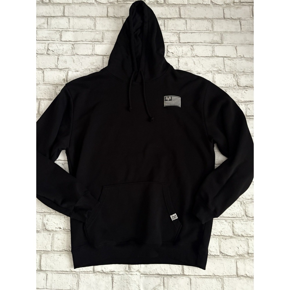 Buck Wear Men's Hoodie We The People‎ 1776 Patriotic Black Sz XL